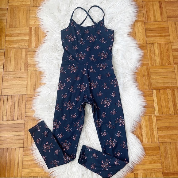 TEREZ x BLACK IRIS floral leotard size Small - Picture 2 of 12